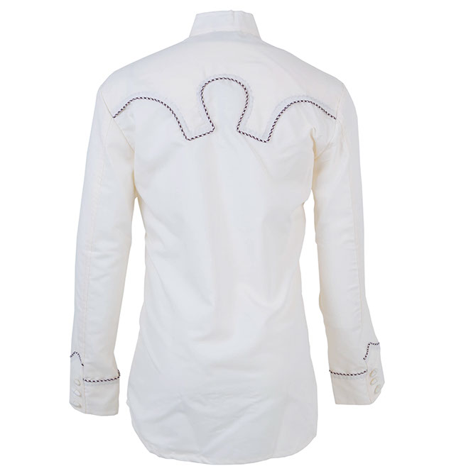 Camisa charra blanca hot sale